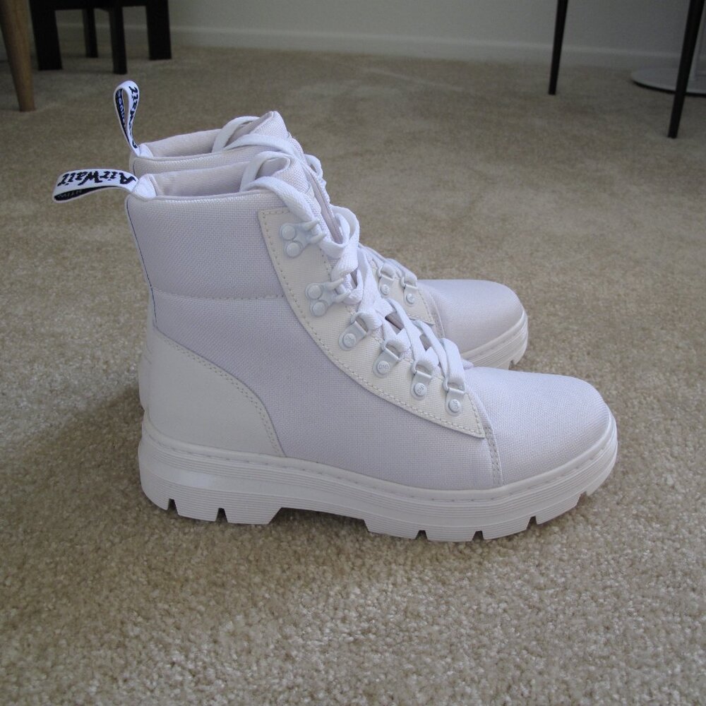 DR. MARTENS Combs White Boots NWT - Picture 6 of 11